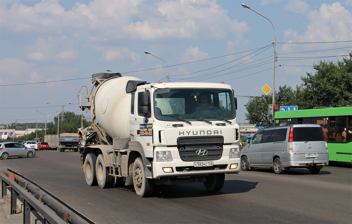 Красноярский край, № С 582 МС 124 — Hyundai Power Truck HD270