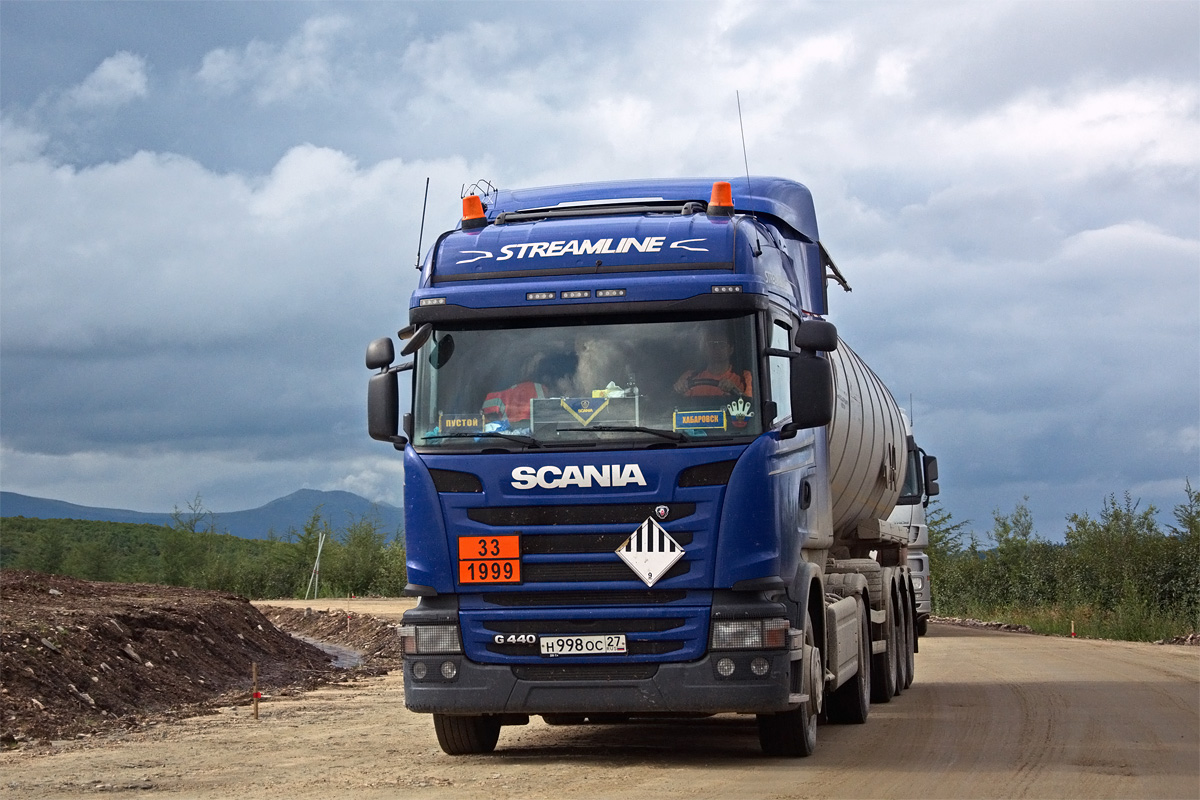 Хабаровский край, № Н 998 ОС 27 — Scania ('2013) G440