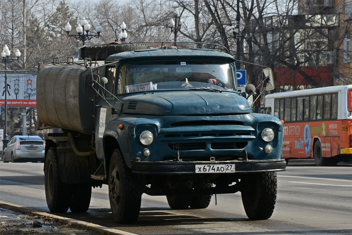 Хабаровский край, № Х 674 АО 27 — ЗИЛ-130 (общая модель)