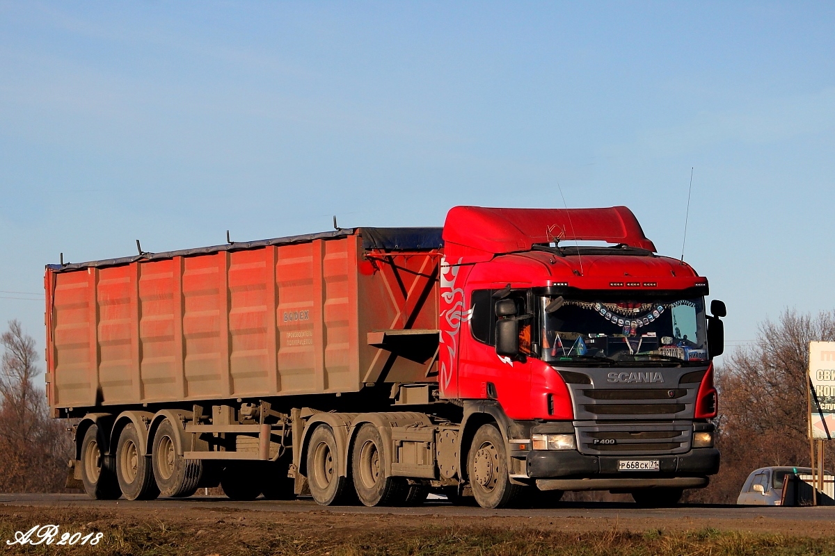 Тульская область, № Р 668 СК 71 — Scania ('2011) P400