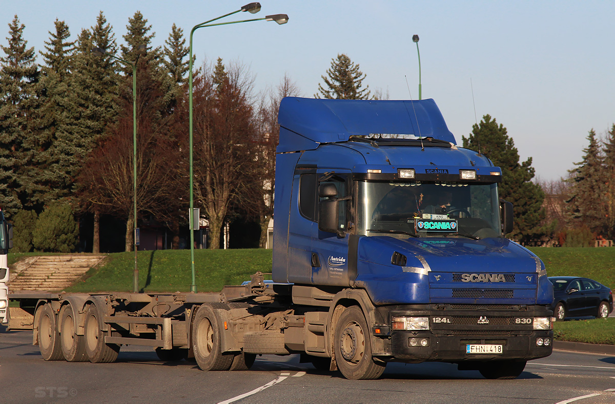 Литва, № FHN 418 — Scania ('1996) T-Series 114L
