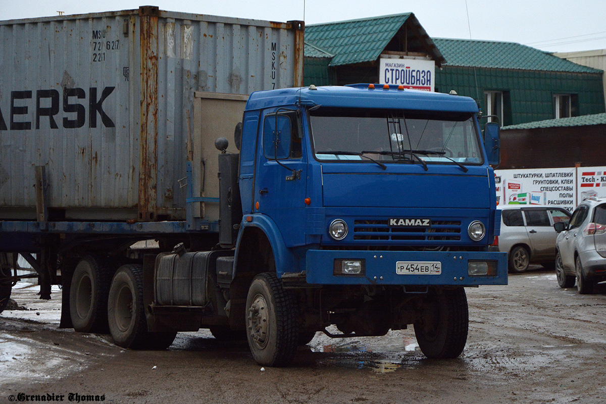 Саха (Якутия), № Р 454 ЕВ 14 — КамАЗ-53212