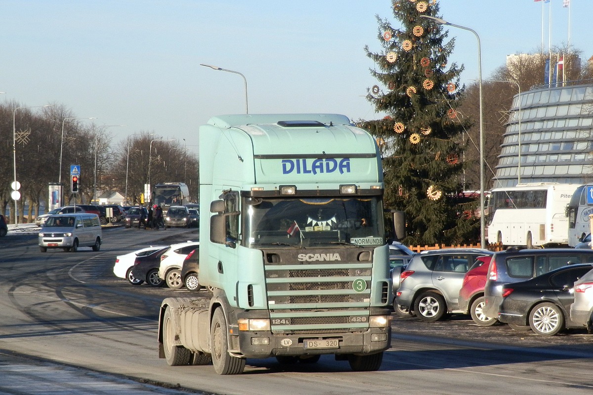 Латвия, № DS-320 — Scania ('1996) R124L