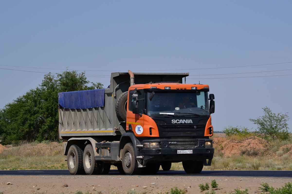 Волгоградская область, № 835 — Scania ('2011) P400