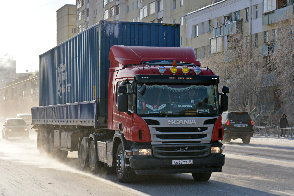 Саха (Якутия), № А 637 ТТ 14 — Scania ('2009, общая модель)