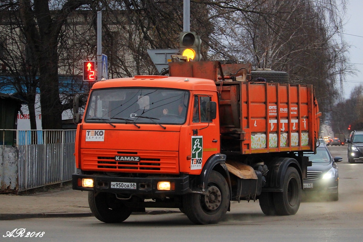 Тамбовская область, № Н 950 ОА 68 — КамАЗ-43253 (общая модель)