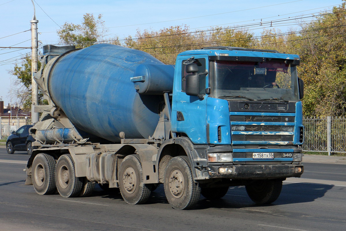 Омская область, № Р 158 ТХ 55 — Scania ('1996, общая модель)