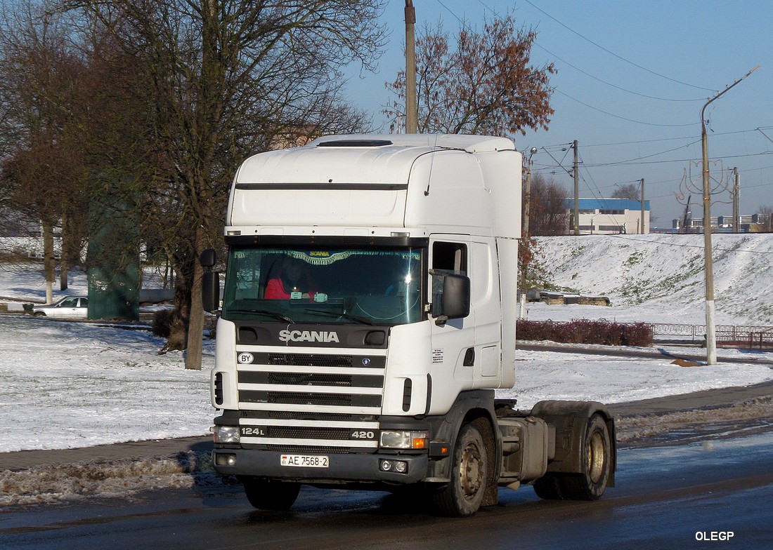 Витебская область, № АЕ 7568-2 — Scania ('1996) R124L