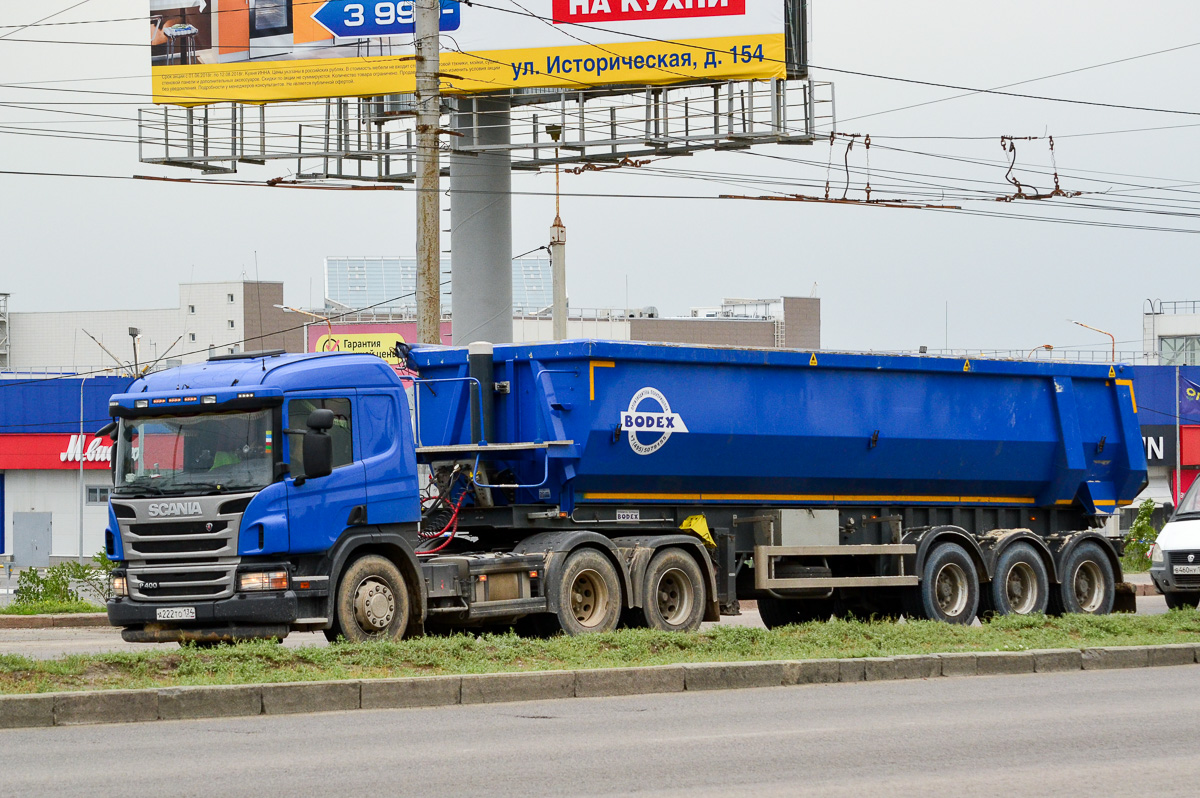 Волгоградская область, № А 222 ТО 134 — Scania ('2011) P400