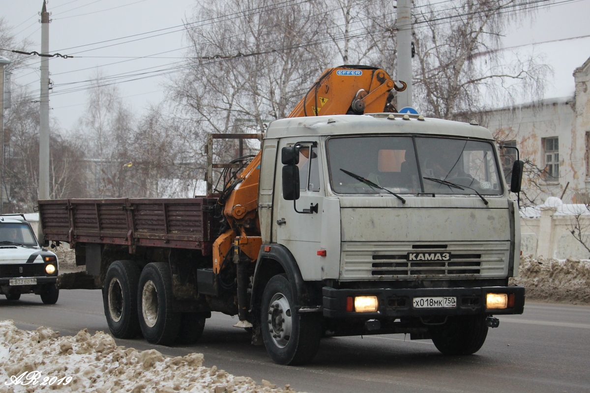 Московская область, № Х 018 МК 750 — КамАЗ-53215 (общая модель)
