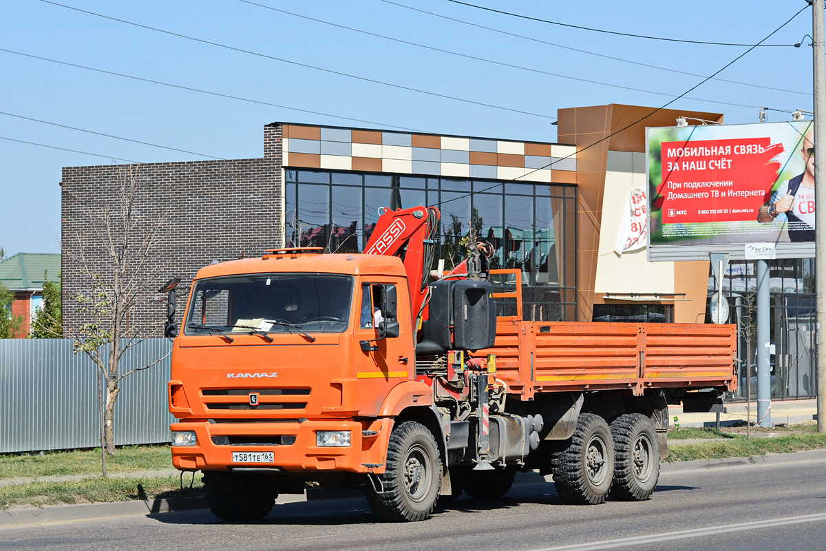 Ростовская область, № Т 581 ТЕ 161 — КамАЗ-43118 (общая модель)