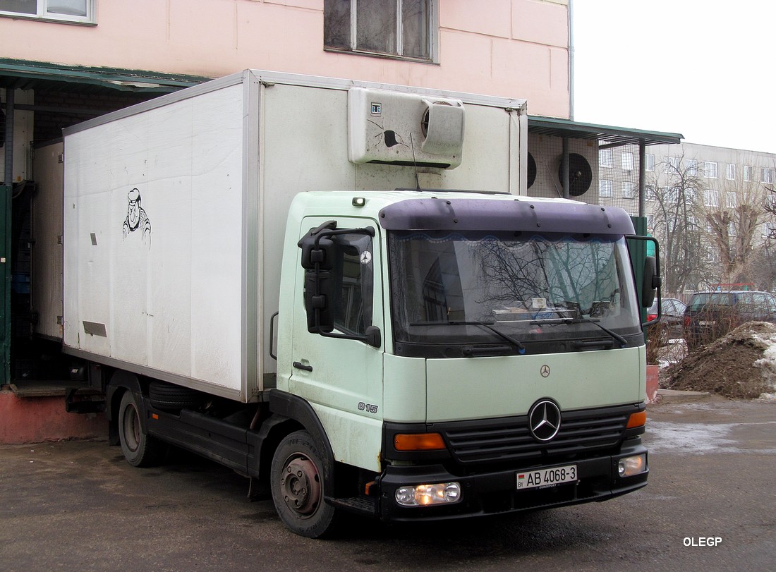 Гомельская область, № АВ 4068-3 — Mercedes-Benz Atego 815