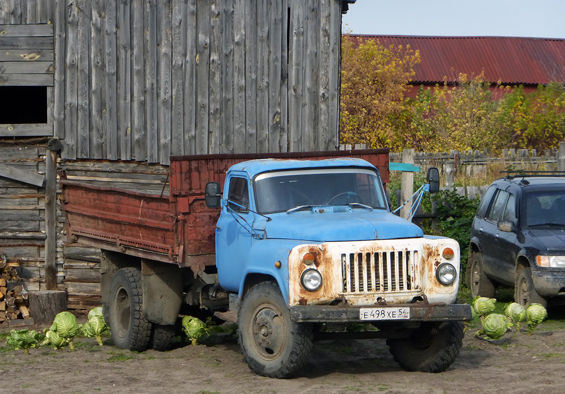Новосибирская область, № Е 498 ХЕ 54 — ГАЗ-53-14, ГАЗ-53-14-01