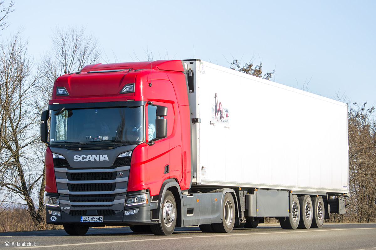 Польша, № LZA 65542 — Scania ('2016) R450