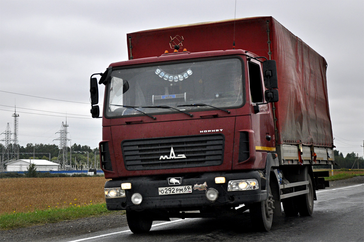 Тверская область, № О 292 РМ 69 — МАЗ-437130
