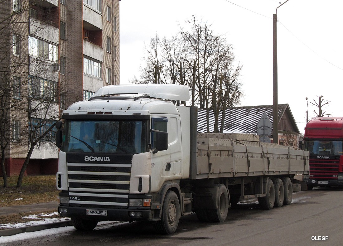 Витебская область, № АК 3487-2 — Scania ('1996) R124G