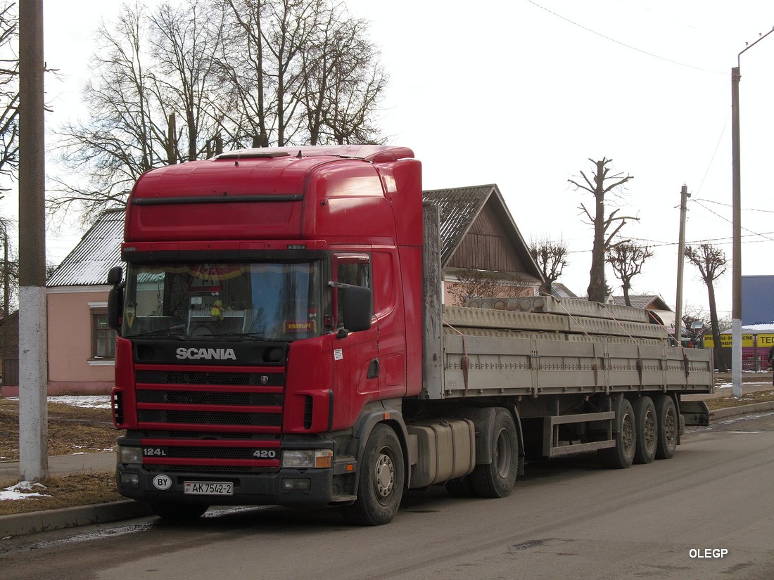 Витебская область, № АК 7542-2 — Scania ('1996) R124L