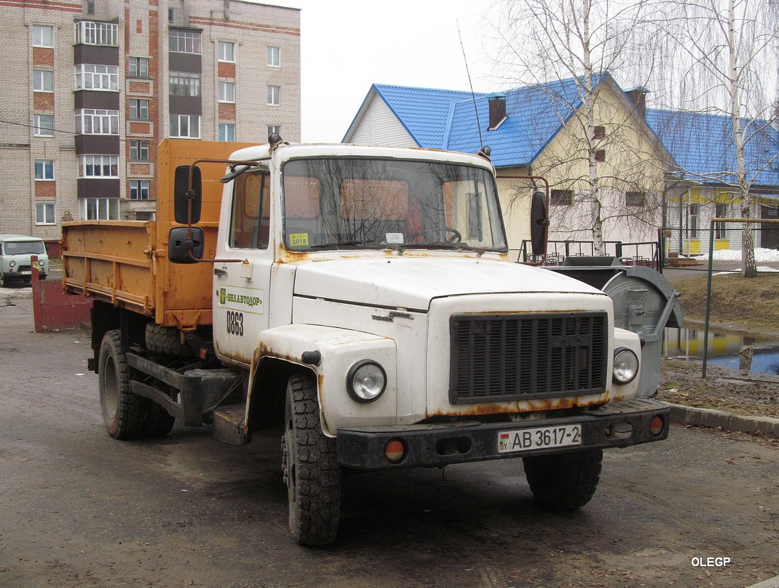 Витебская область, № АВ 3617-2 — ГАЗ-3309