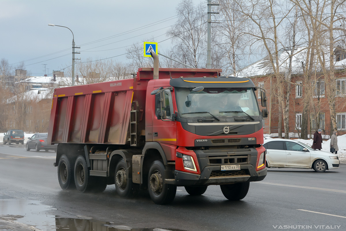 Архангельская область, № К 110 АА 35 — Volvo ('2013) FMX.420 [X9P]