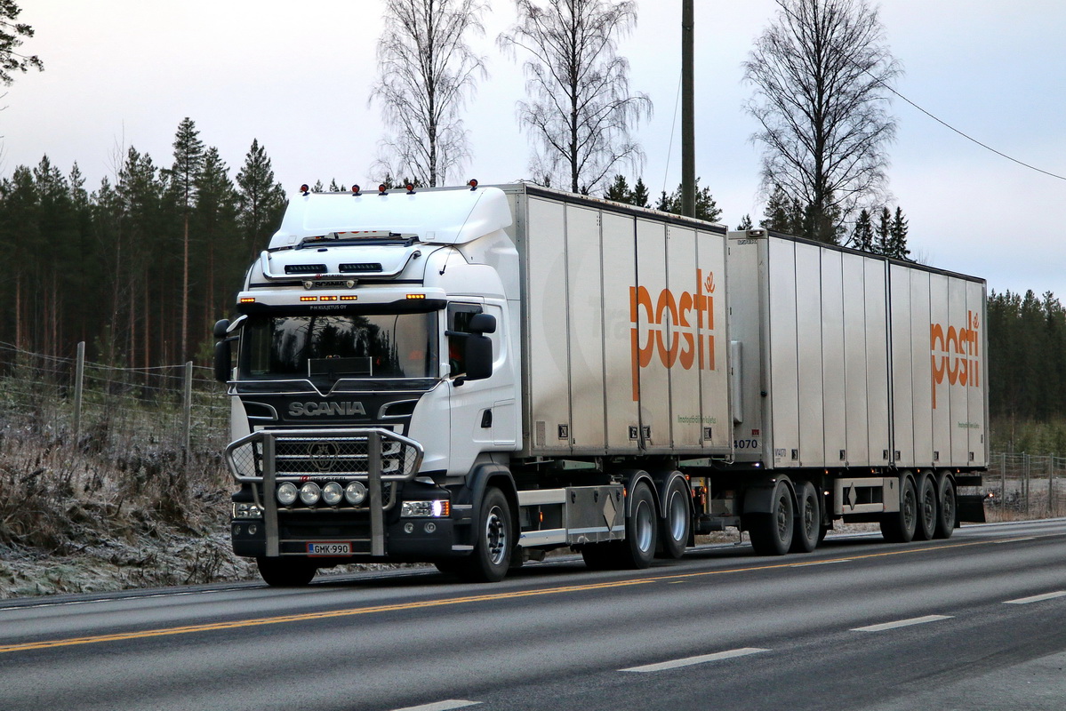 Финляндия, № GMK-990 — Scania ('2013, общая модель)