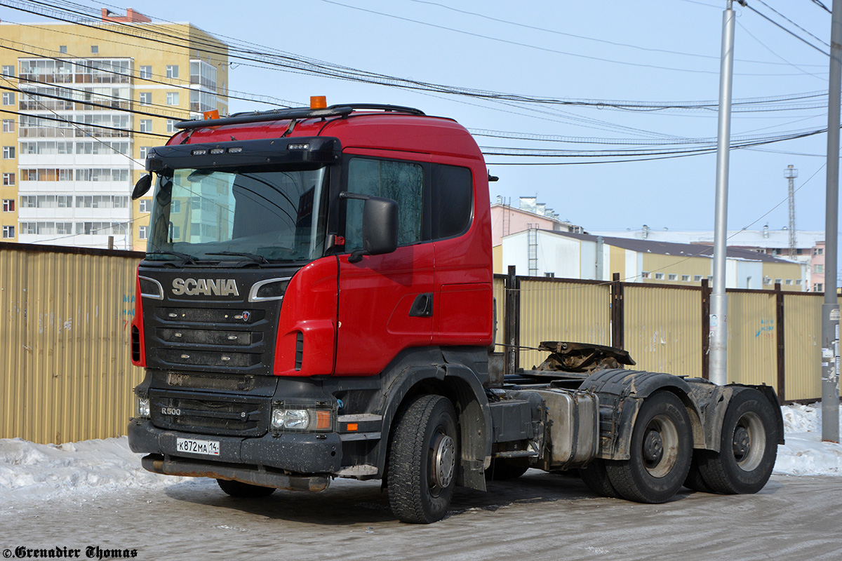 Саха (Якутия), № К 872 МА 14 — Scania ('2013) R500