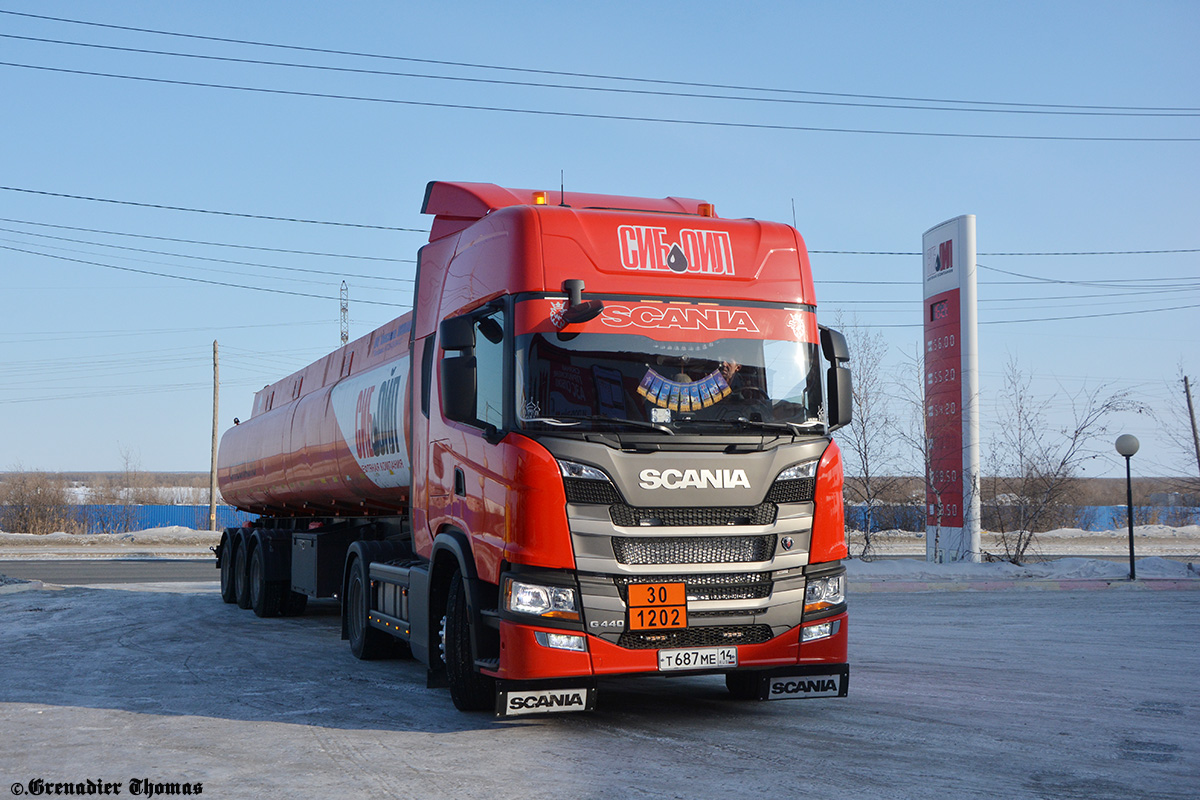 Саха (Якутия), № Т 687 МЕ 14 — Scania ('2016) G440