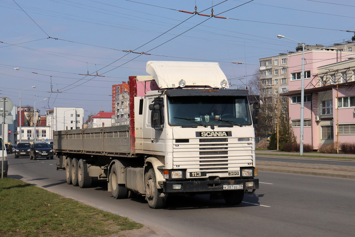 Калининградская область, № К 387 ВЕ 39 — Scania (II) R113M