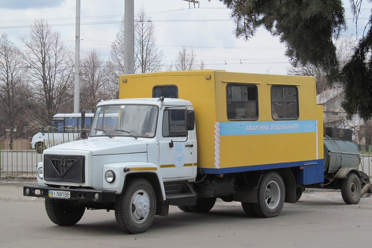 Полтавская область, № ВІ 7681 ВЕ — ГАЗ-3309