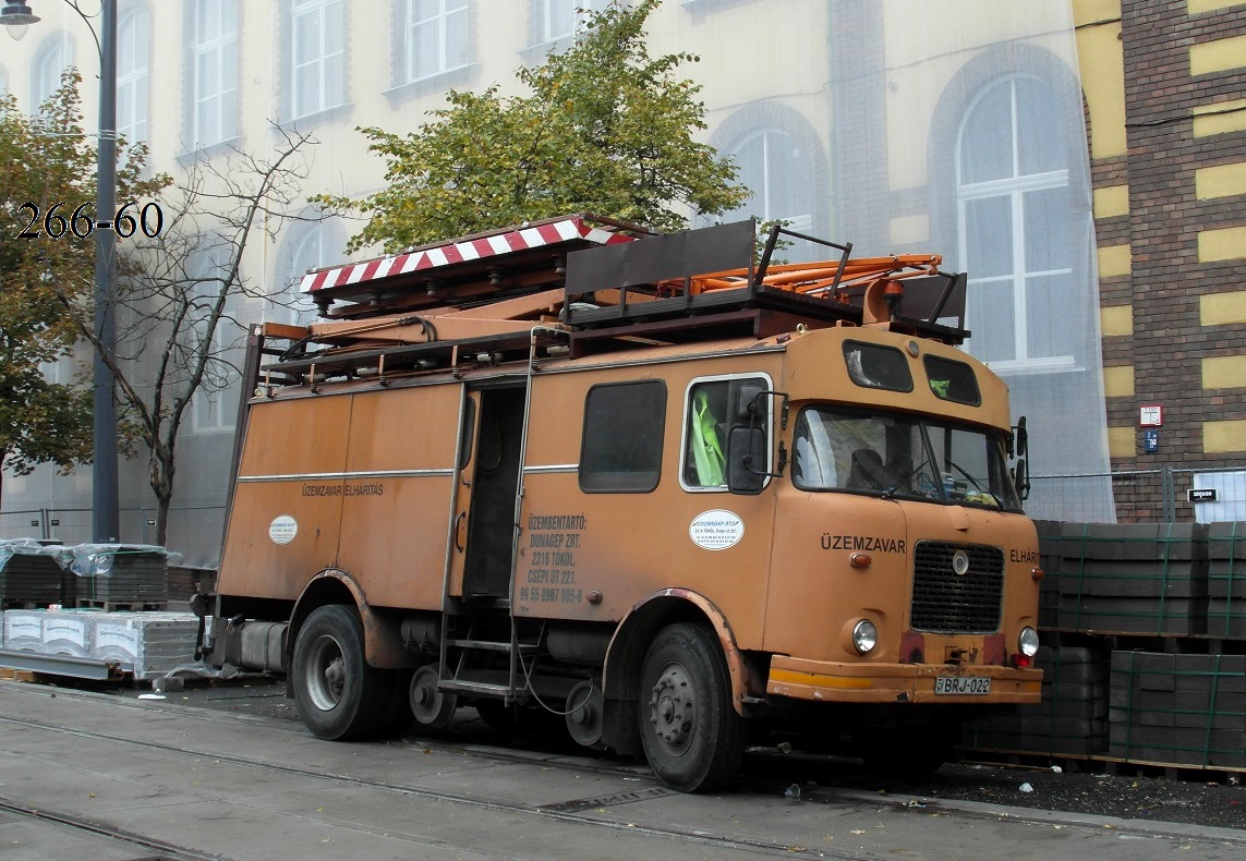 Венгрия, № BRJ-022 — Škoda 706 RTK; Венгрия — Работы по строительству и реконструкции трамвайной сети в Будапеште