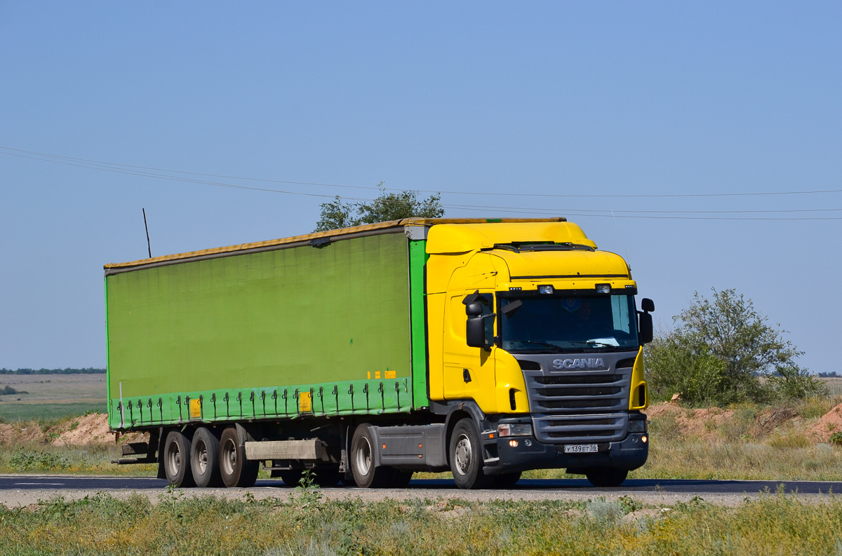 Оренбургская область, № У 139 ЕТ 56 — Scania ('2009) G380