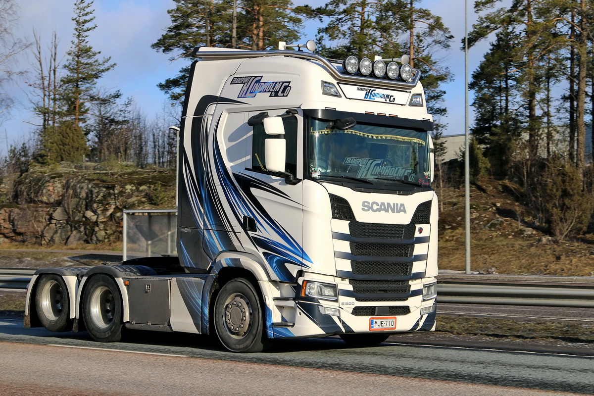 Финляндия, № YJE-710 — Scania ('2016) S500