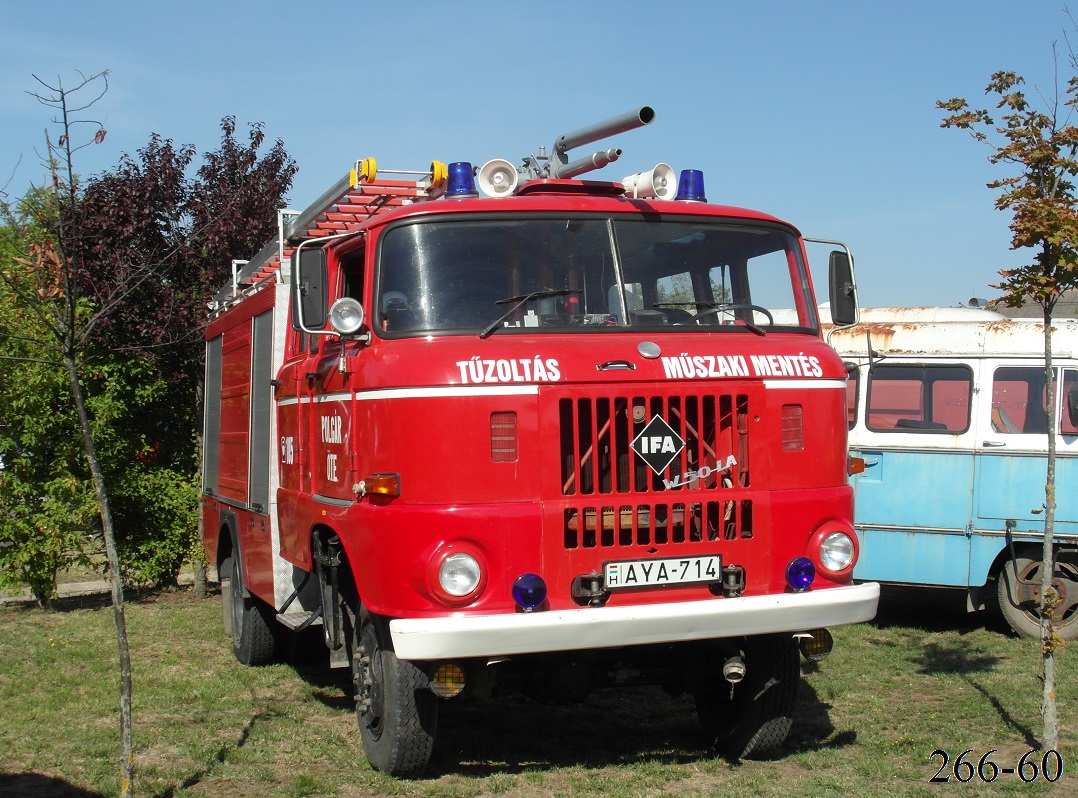 Венгрия, № AYA-714 — IFA W50LA (общая модель); Венгрия — VIII. Nemzetközi Ikarus, Csepel és Veteránjármű Találkozó, Polgár (2015)