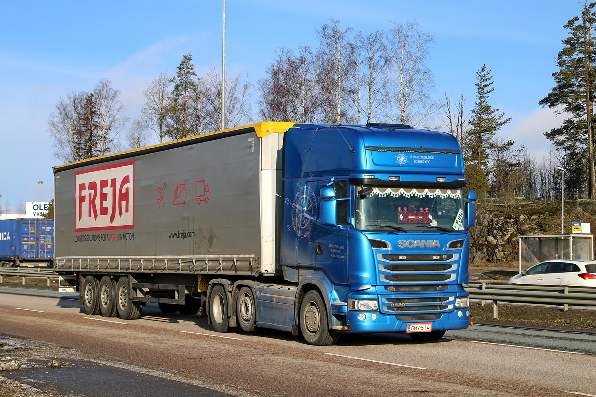 Финляндия, № GMV-514 — Scania ('2013) R520