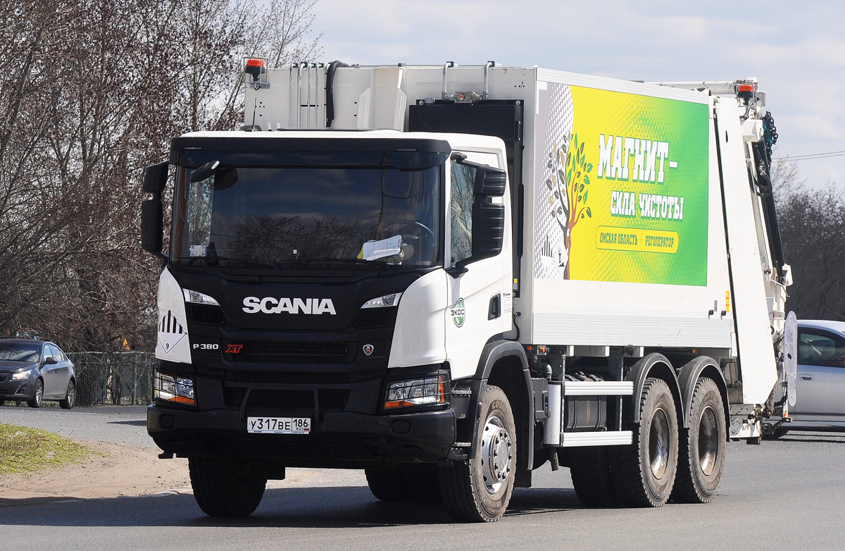 Омская область, № У 317 ВЕ 186 — Scania ('2016) P380
