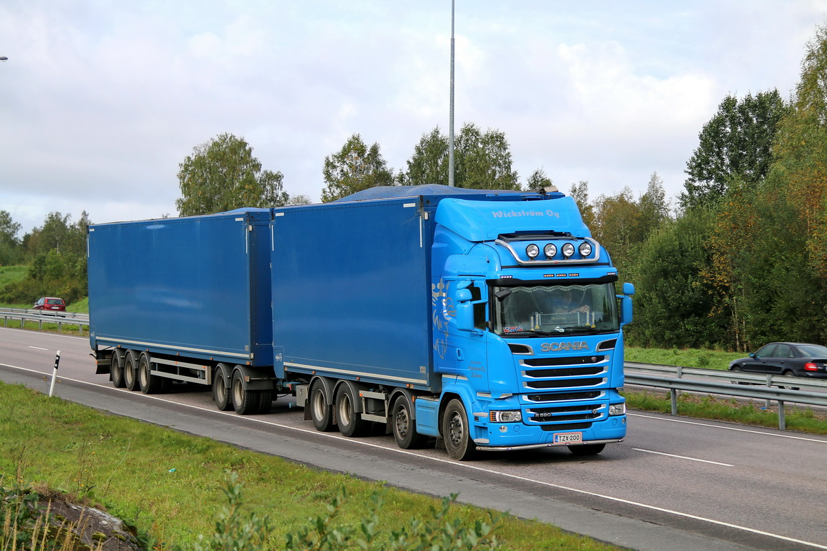 Финляндия, № TZX-200 — Scania ('2013) R580