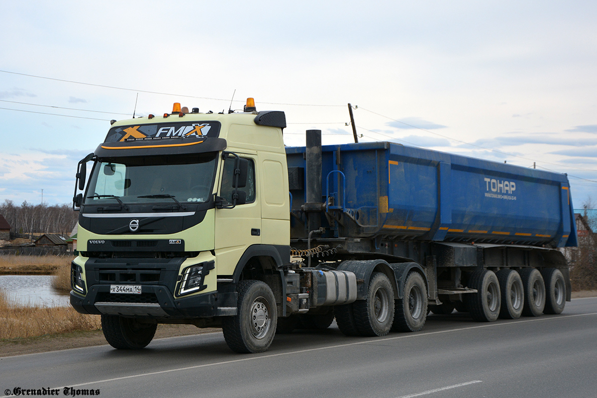 Саха (Якутия), № Х 344 МА 14 — Volvo ('2013) FMX.500 [X9P]
