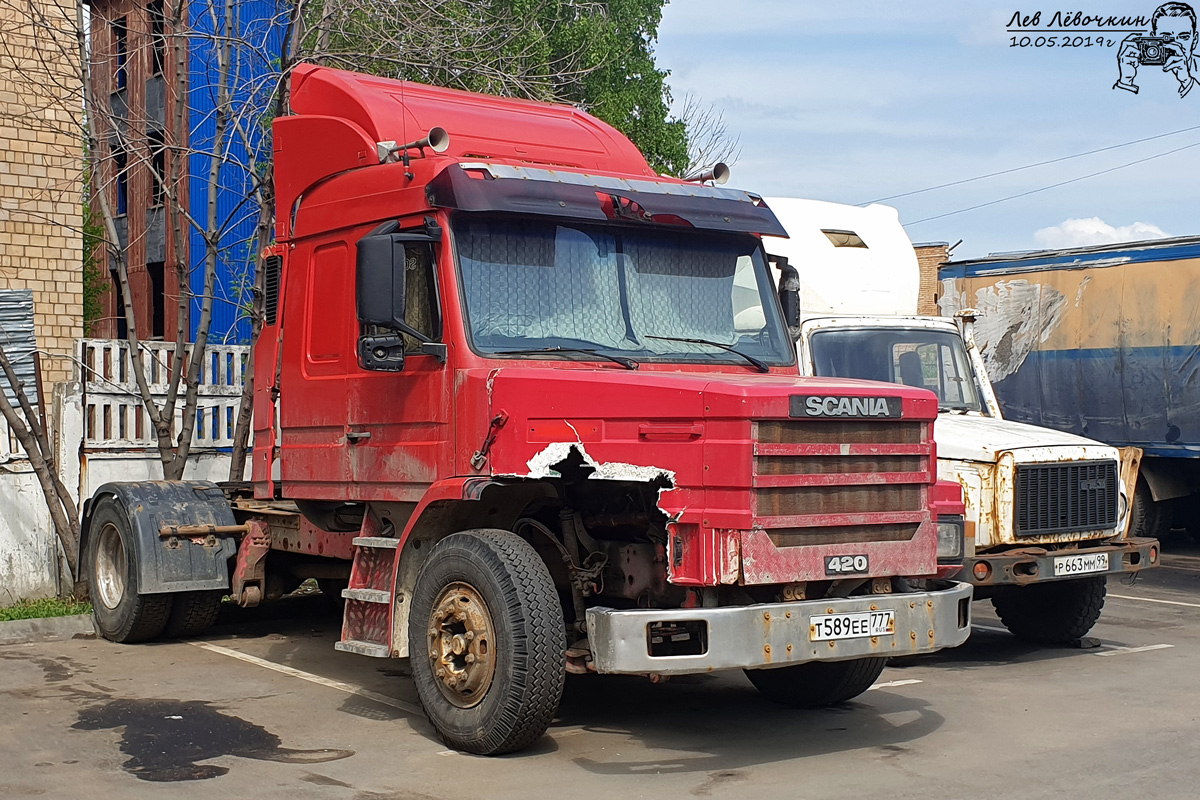 Москва, № Т 589 ЕЕ 777 — Scania (II) T-Series 143H