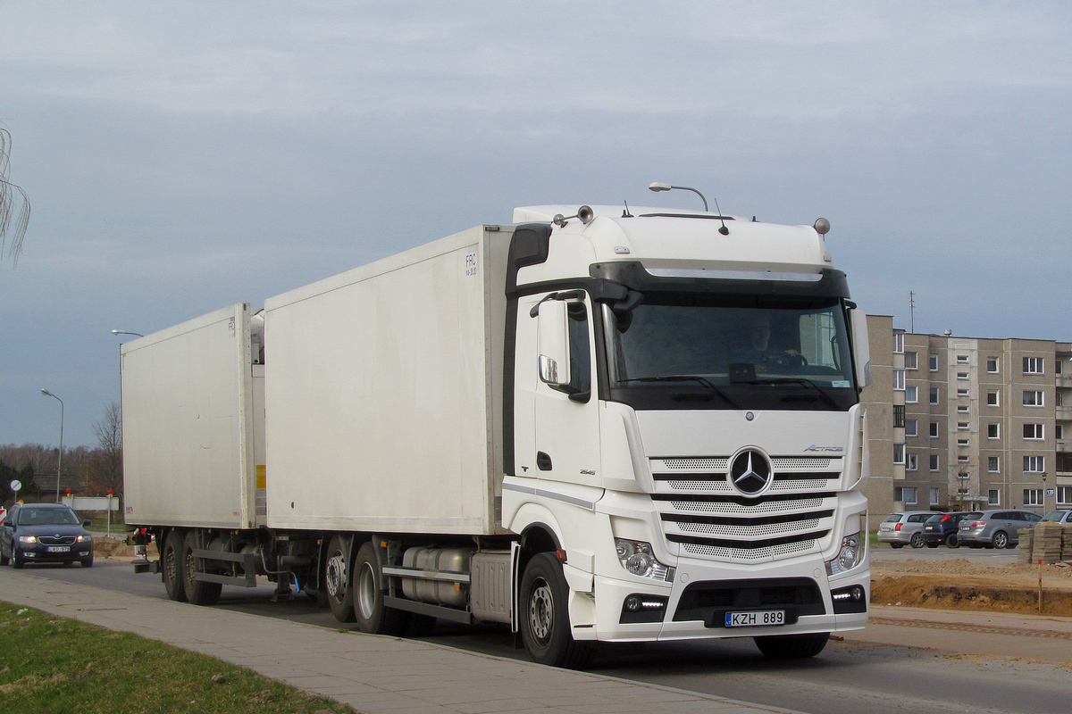 Литва, № KZH 889 — Mercedes-Benz Actros ('2011) 2545
