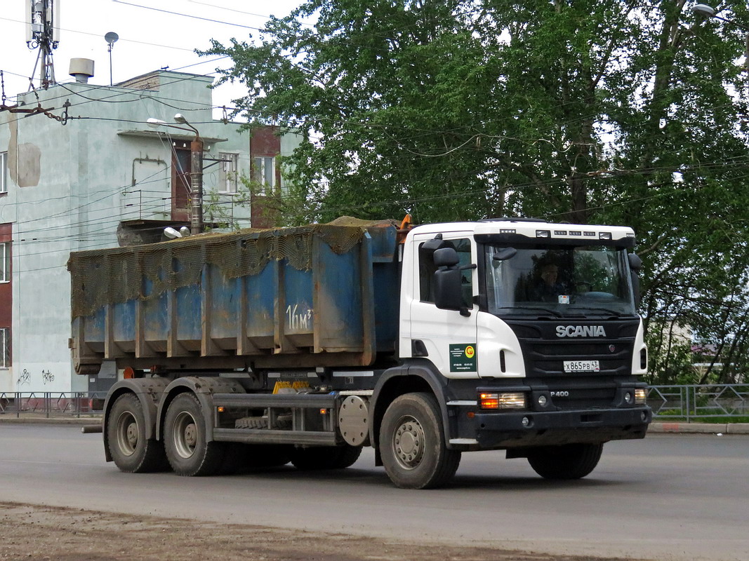 Кировская область, № Х 865 РВ 43 — Scania ('2011) P400