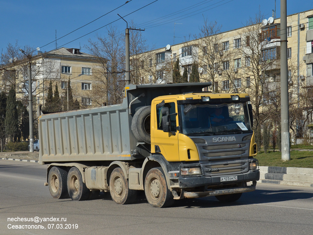 Севастополь, № А 123 ЕМ 92 — Scania ('2011) P380