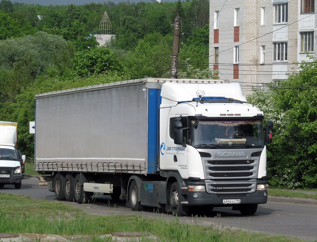Санкт-Петербург, № А 346 АО 198 — Scania ('2013, общая модель)