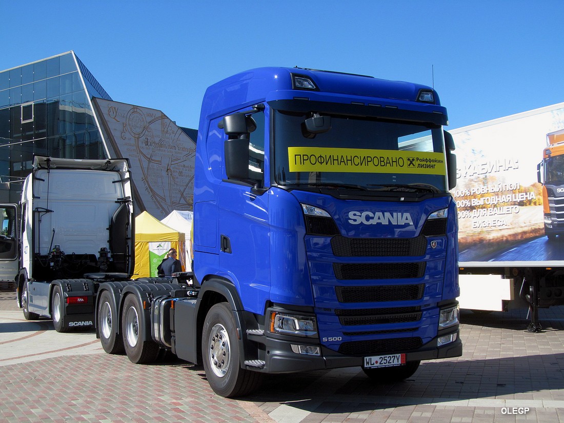 Германия, № WL 2527Y — Scania ('2016) S500; Минск — Выставка "БАМАП-2019"