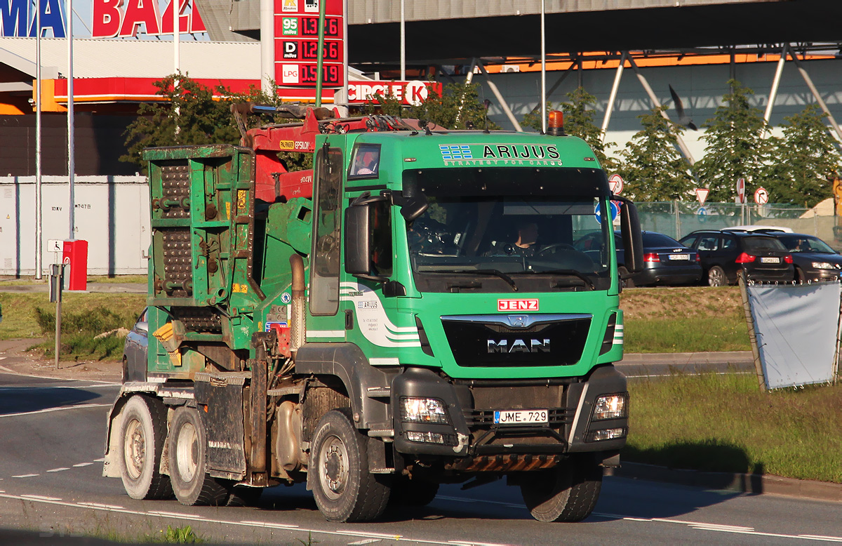 Литва, № JME 729 — MAN TGS ('2012) (Общая модель)