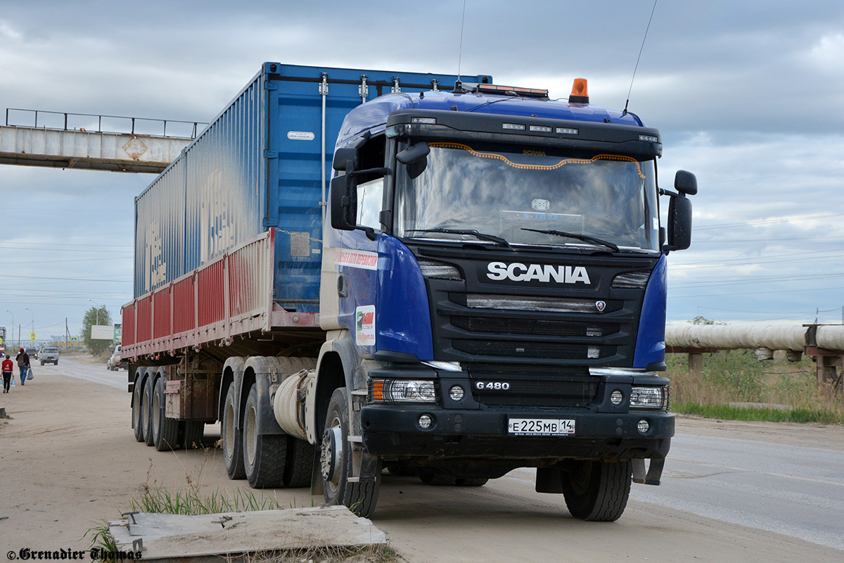 Саха (Якутия), № Е 225 МВ 14 — Scania ('2013) G480
