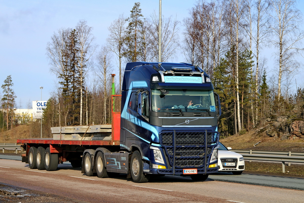 Финляндия, № XVU-987 — Volvo ('2012) FH.540
