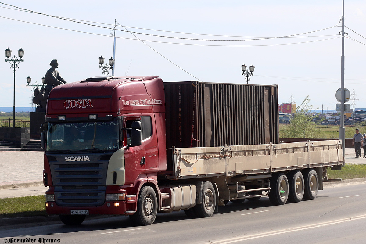 Саха (Якутия), № К 743 КС 14 — Scania ('2004) R420