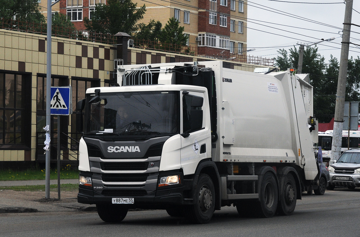 Омская область, № У 887 МЕ 55 — Scania ('2016) P280