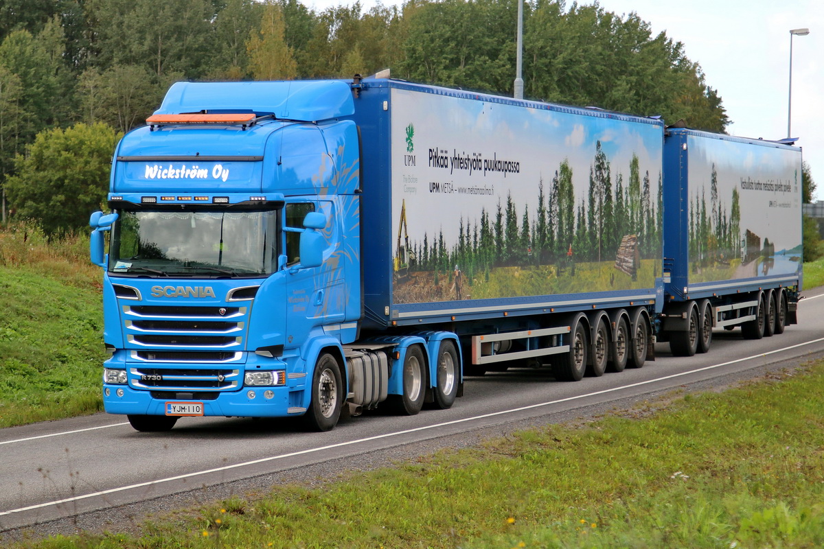 Финляндия, № YJM-110 — Scania ('2013) R730