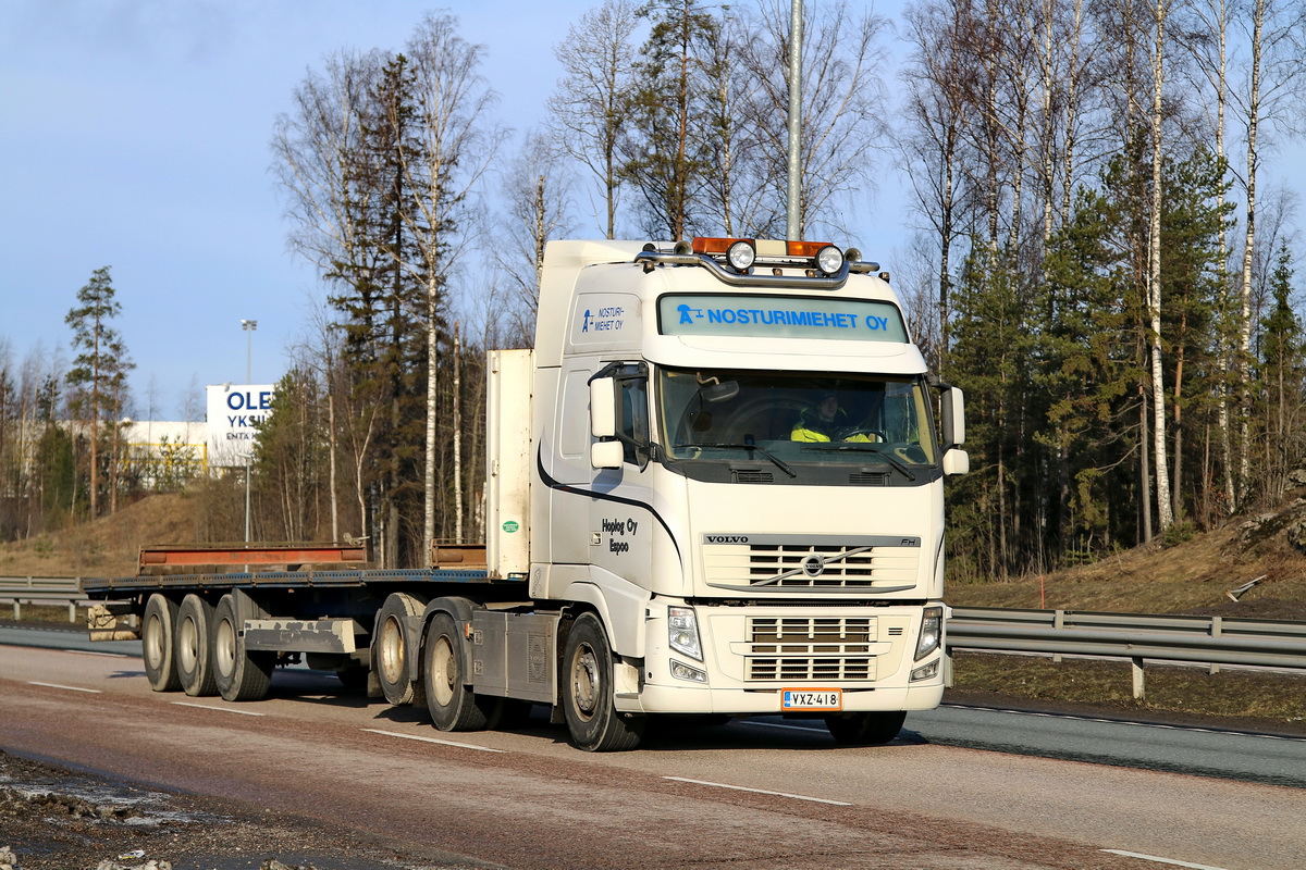 Финляндия, № VXZ-418 — Volvo ('2008) FH-Series