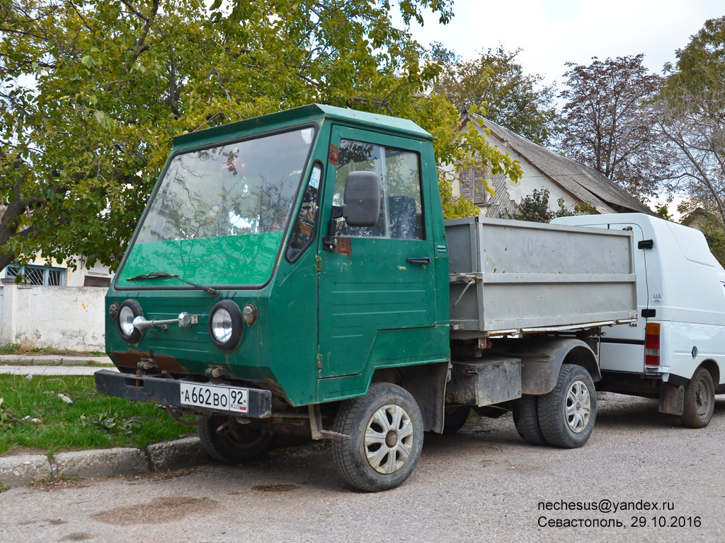 Севастополь, № А 662 ВО 92 — Multicar M25 (общая модель)